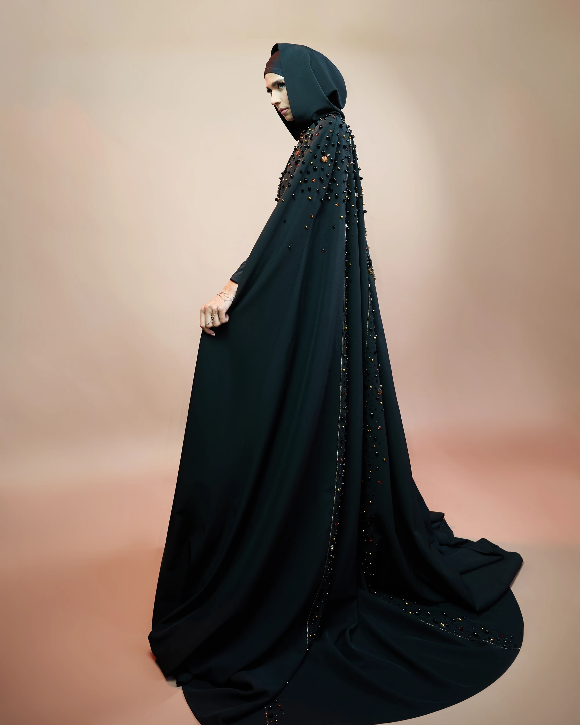 Абайя жемчужный барс (цветной)