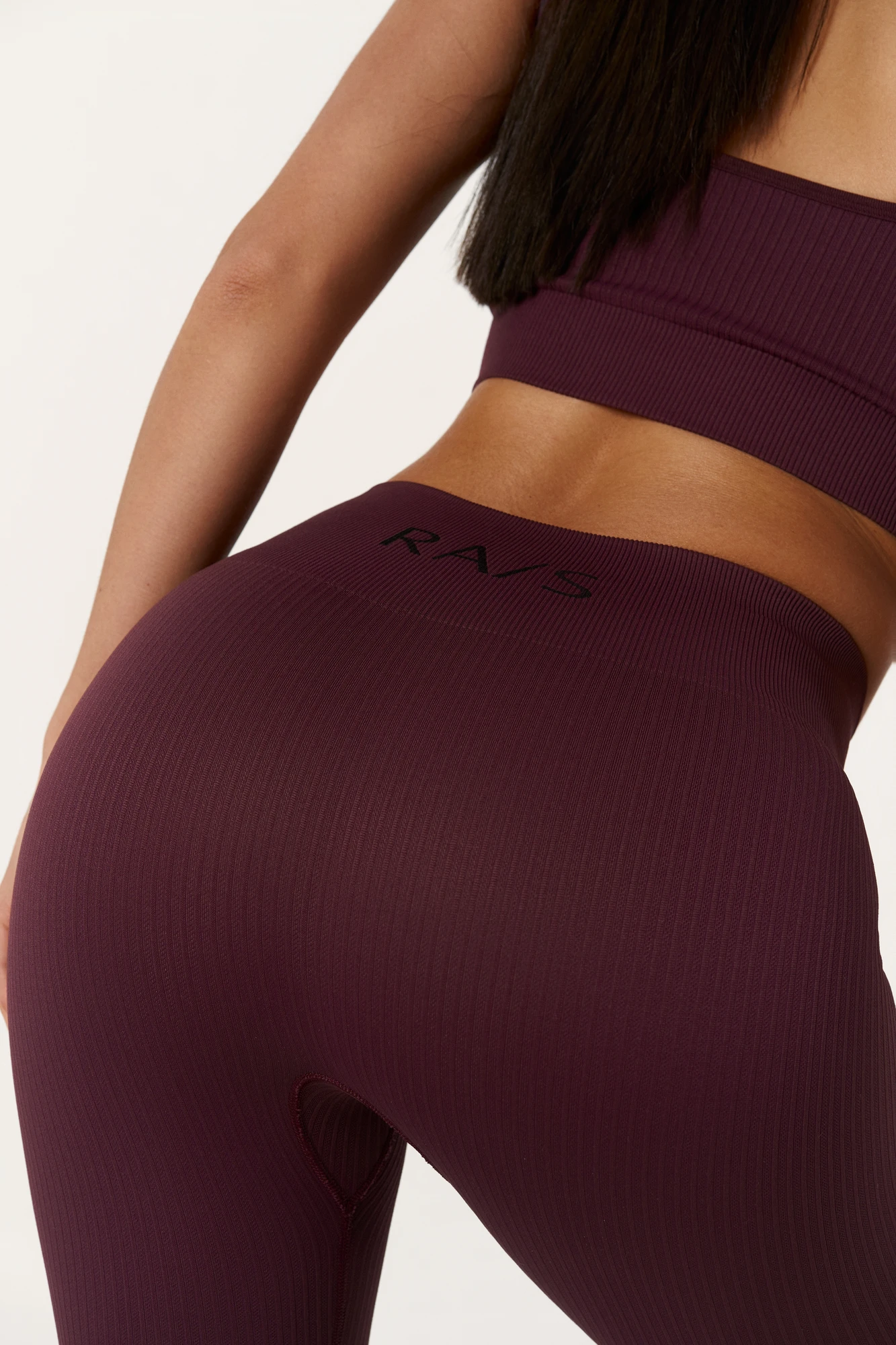 Леггинсы в рубчик