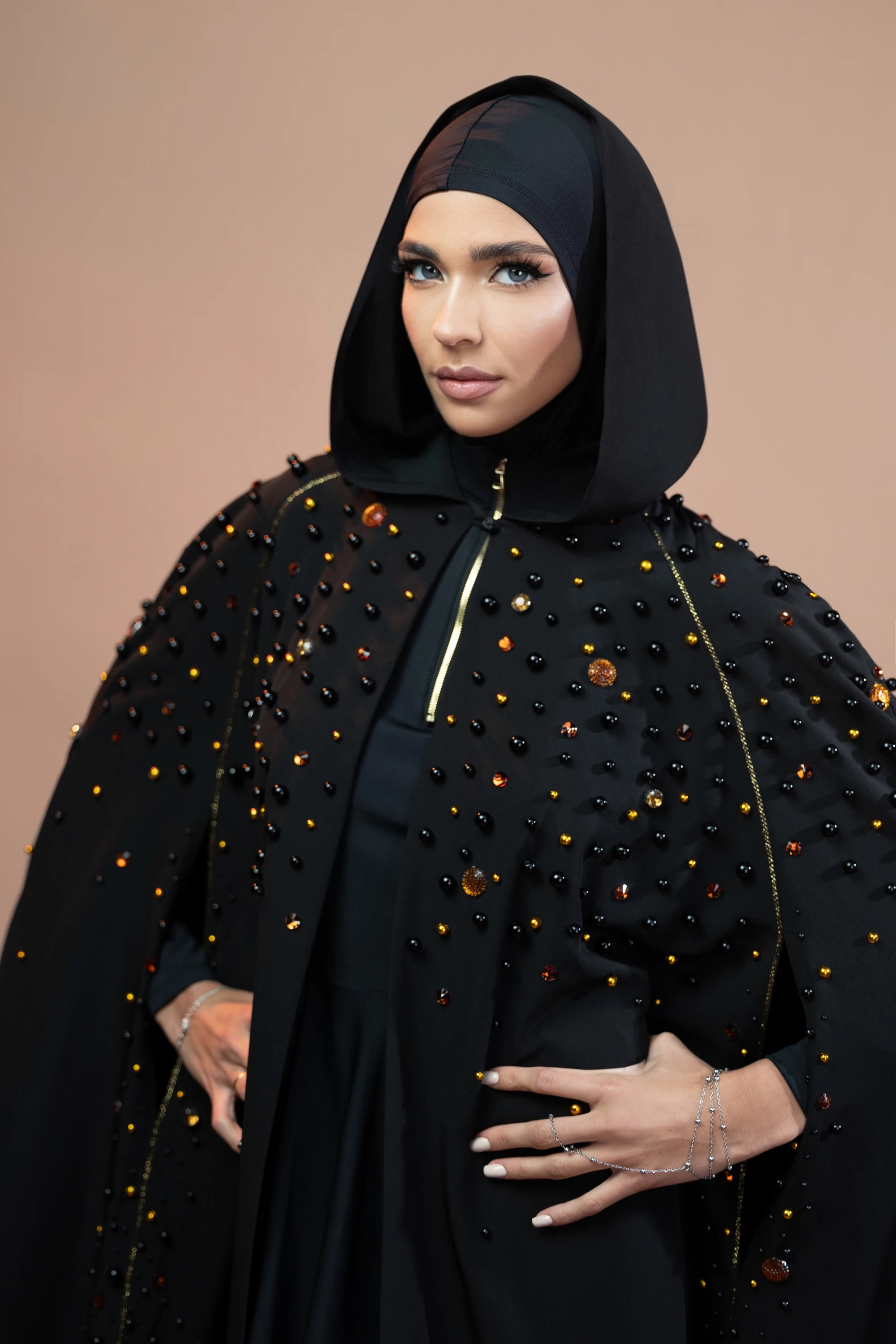 Абайя жемчужный барс (цветной)