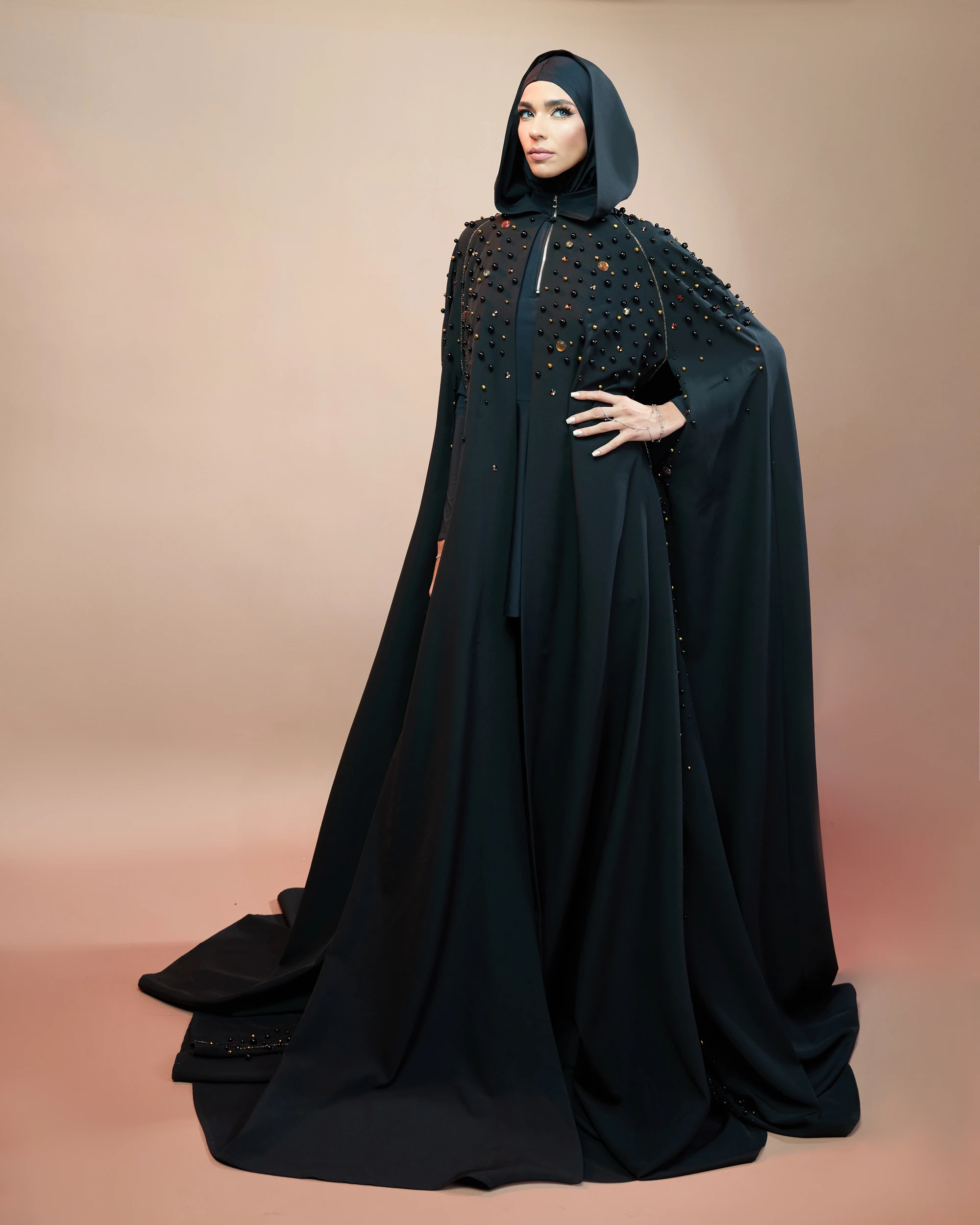 Абайя жемчужный барс (цветной)