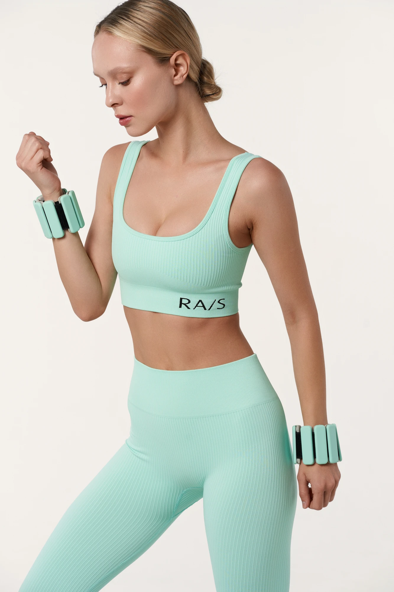 легинсы бирюза